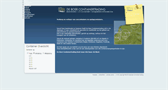 Desktop Screenshot of deboer-containers.com